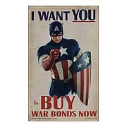Captain America First Avenger I Want You Replica Poster